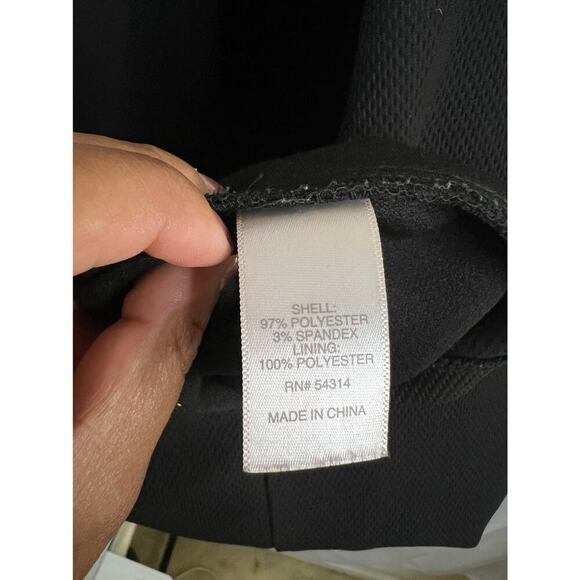 Bisou Bisou Asymmetrical Black Dress Size 12 - Picture 4 of 4